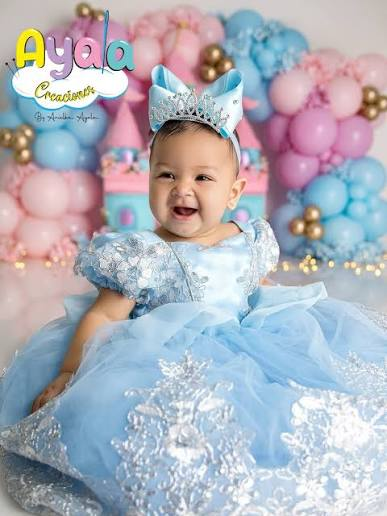Vestido infantil de princesa